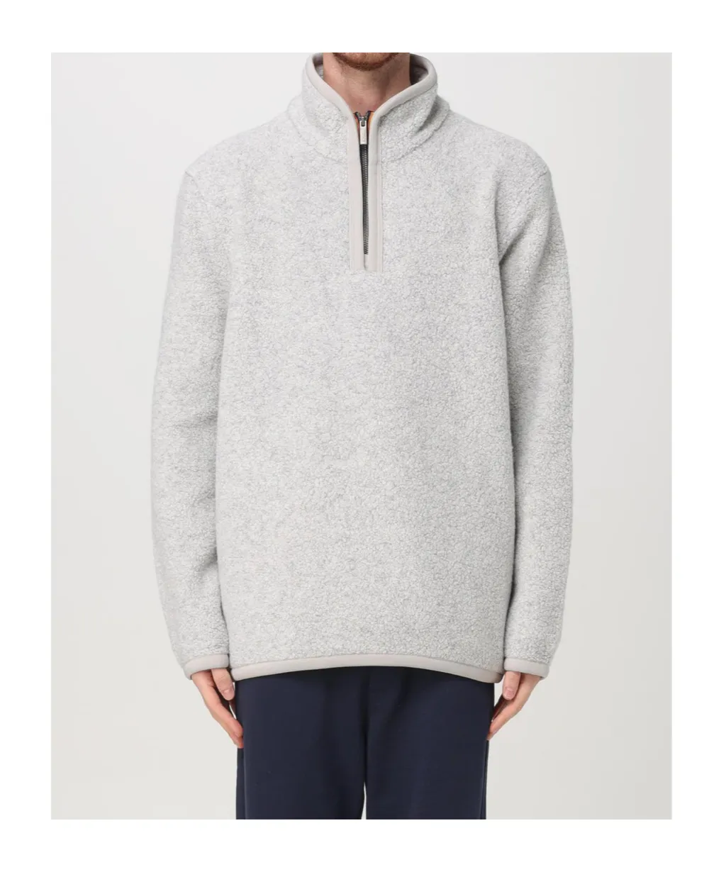 Half-Zip Long-Sleeved Sweater