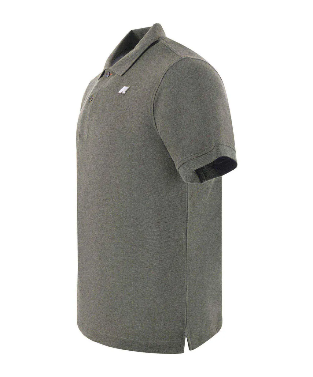 Logo Patch Short-Sleeved Polo Shirt