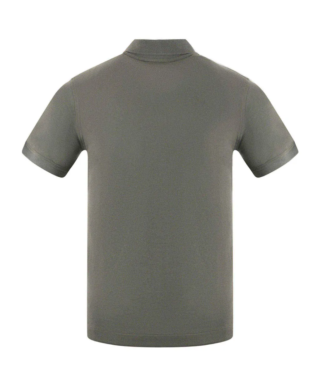 Logo Patch Short-Sleeved Polo Shirt