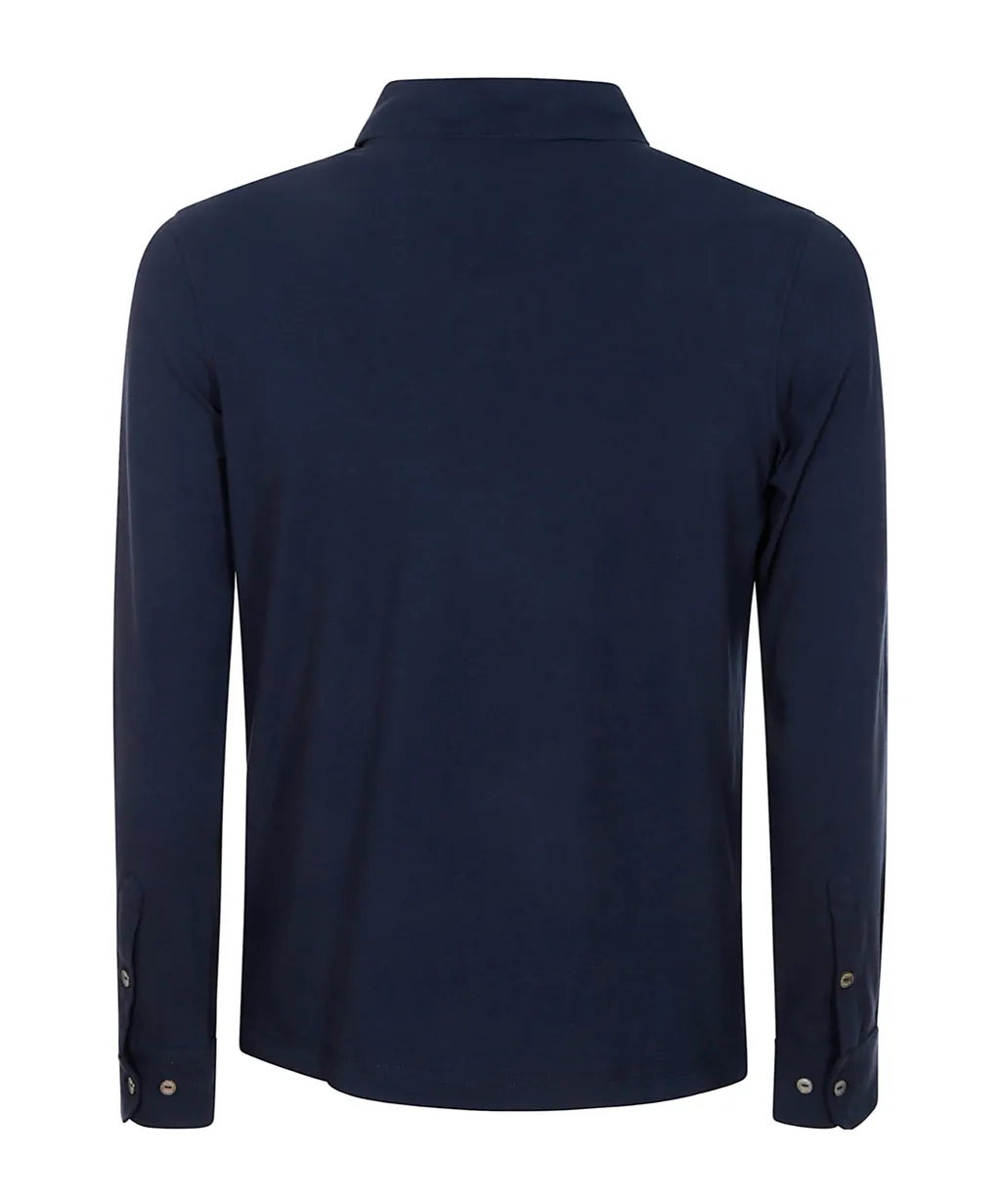 Long-Sleeve Polo Shirt