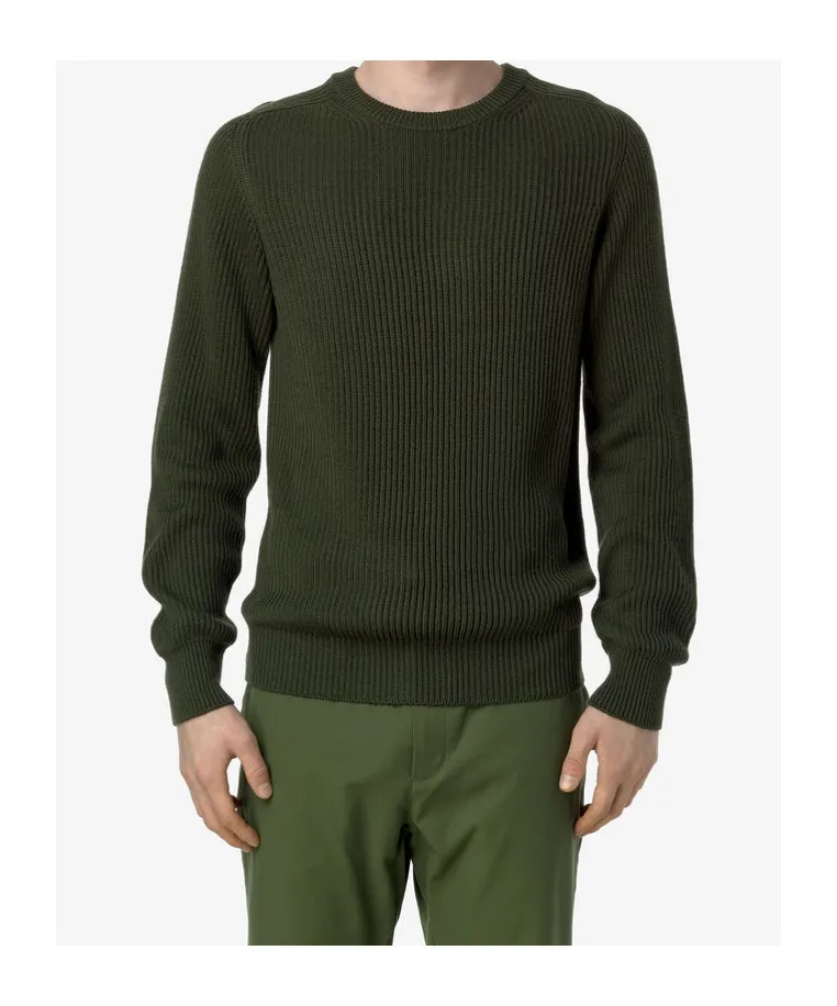 Long-Sleeved Knitted Sweater