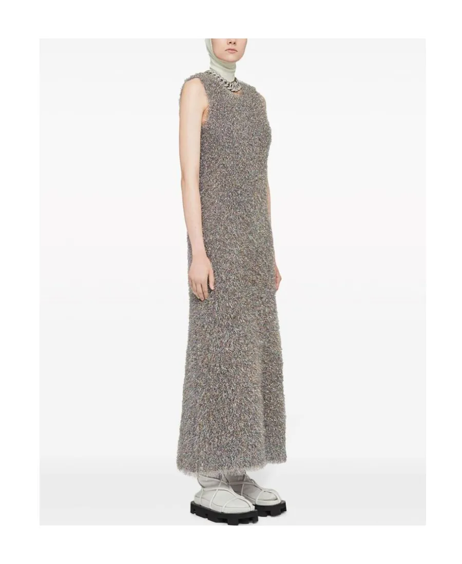 Glitter-Embellished Sleeveless Dress