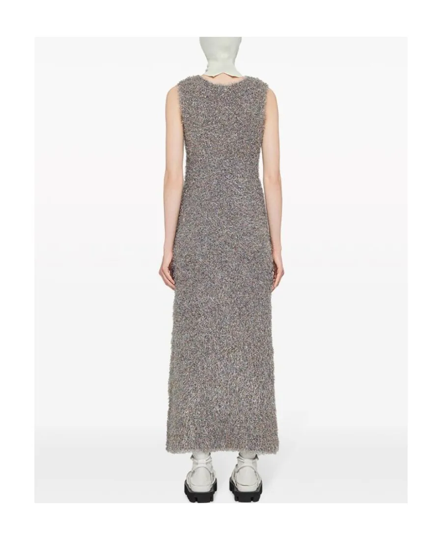 Glitter-Embellished Sleeveless Dress