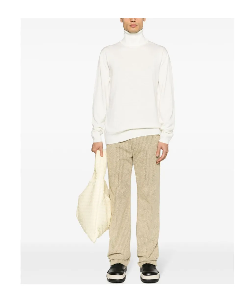 Roll-Neck Wool Jumper