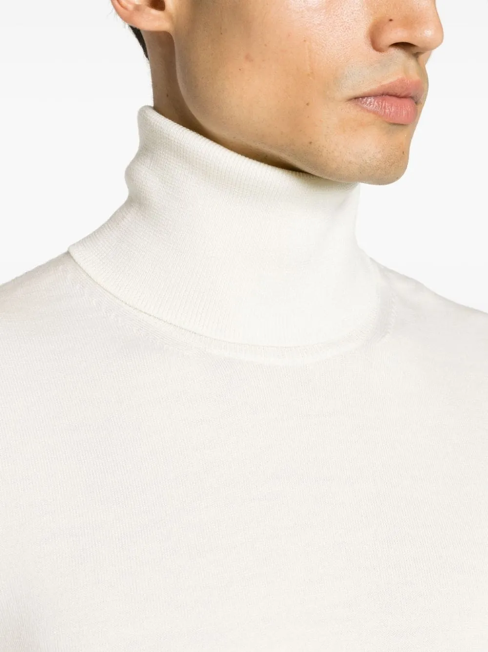 Roll-Neck Wool Jumper