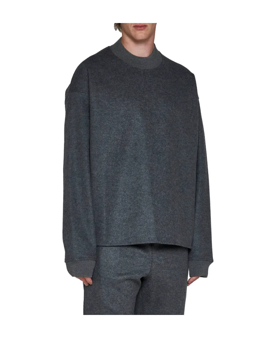 Mock Neck Knitted Jumper