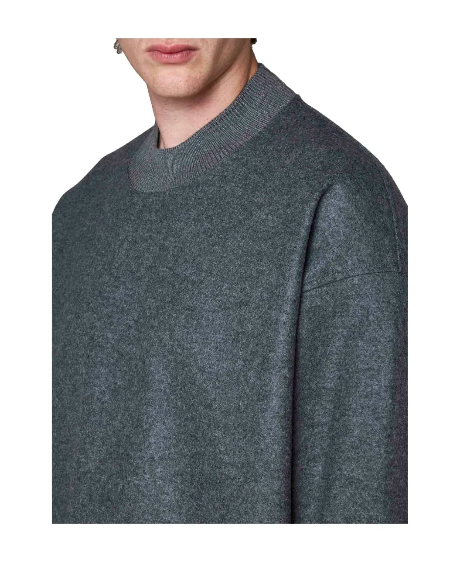 Mock Neck Knitted Jumper