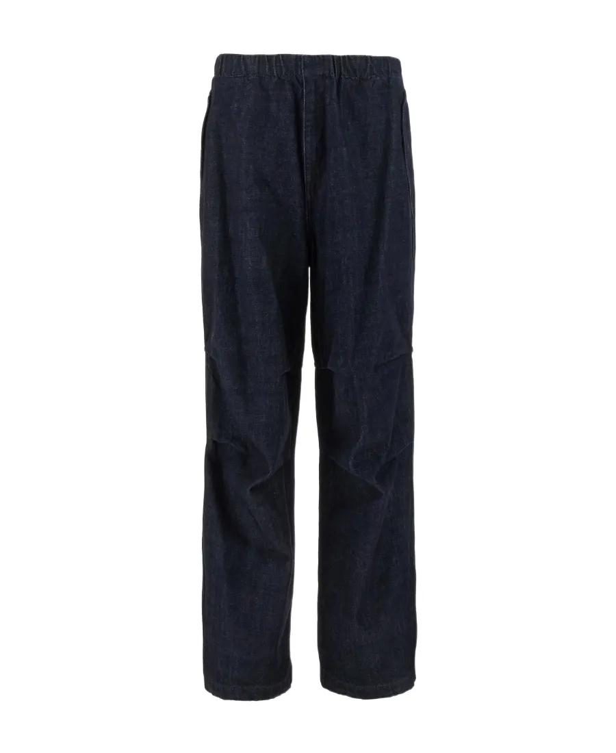 Elasticated Denim Trousers