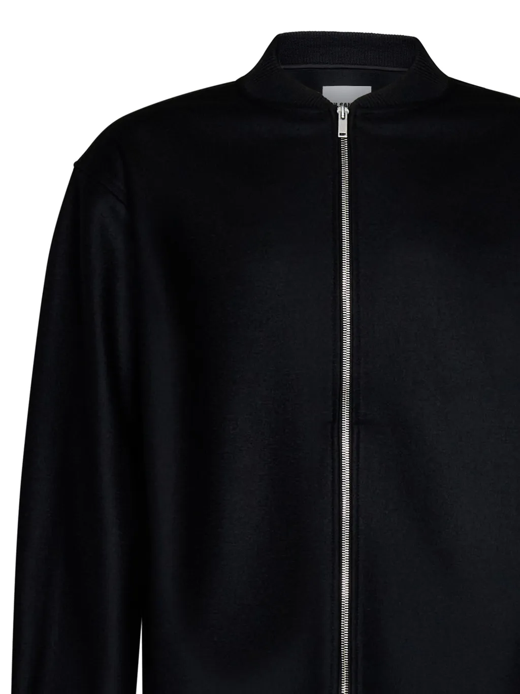 Zip-Up Long-Sleeved Bomber Jacket