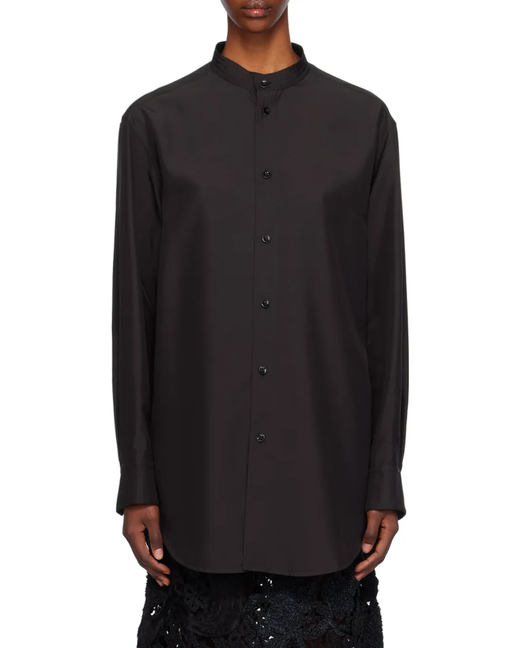Buttoned Long-Sleeved Shirt