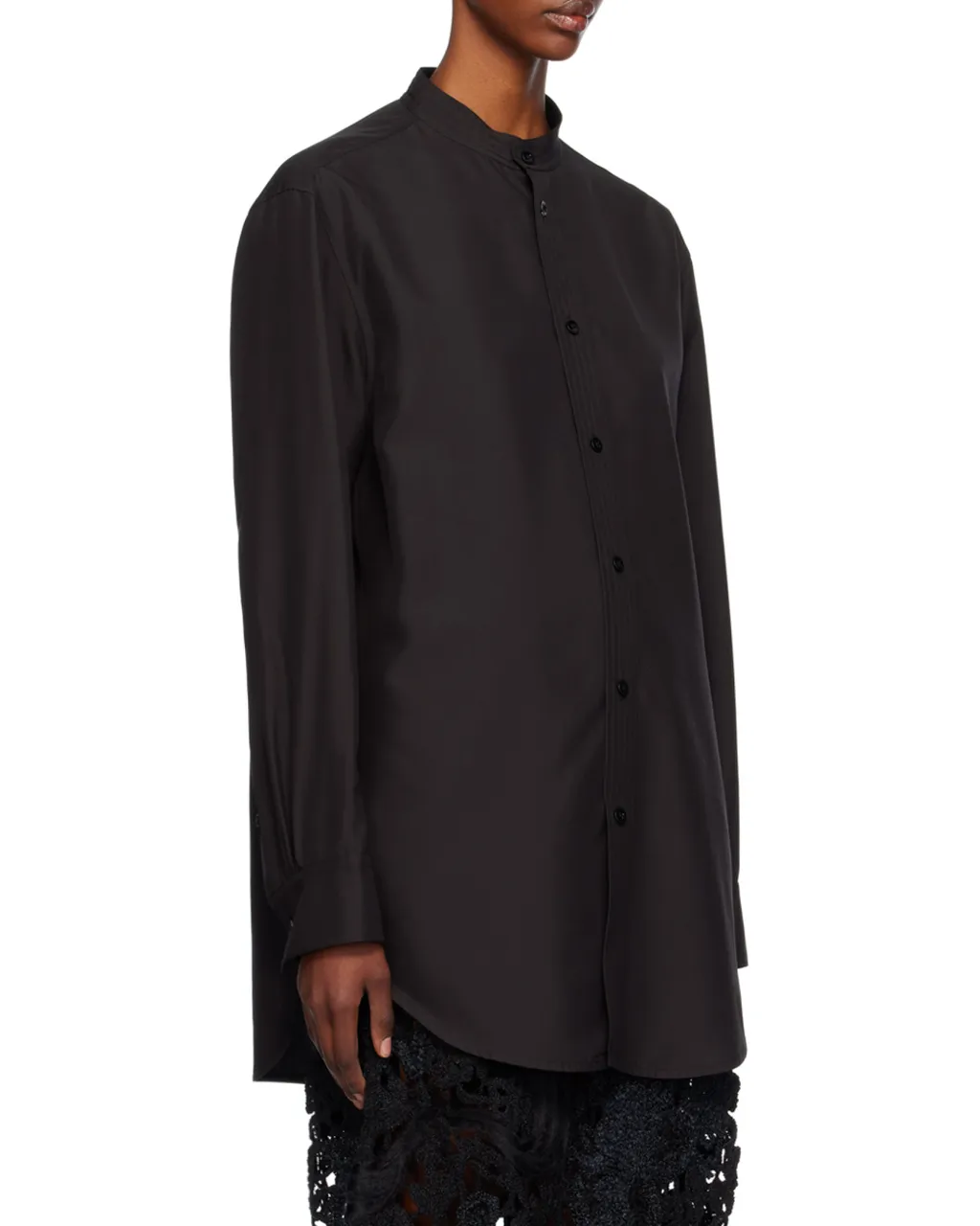 Buttoned Long-Sleeved Shirt