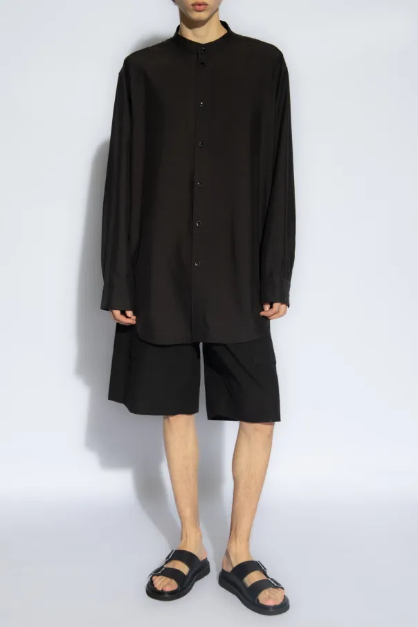 Buttoned Long-Sleeved Shirt