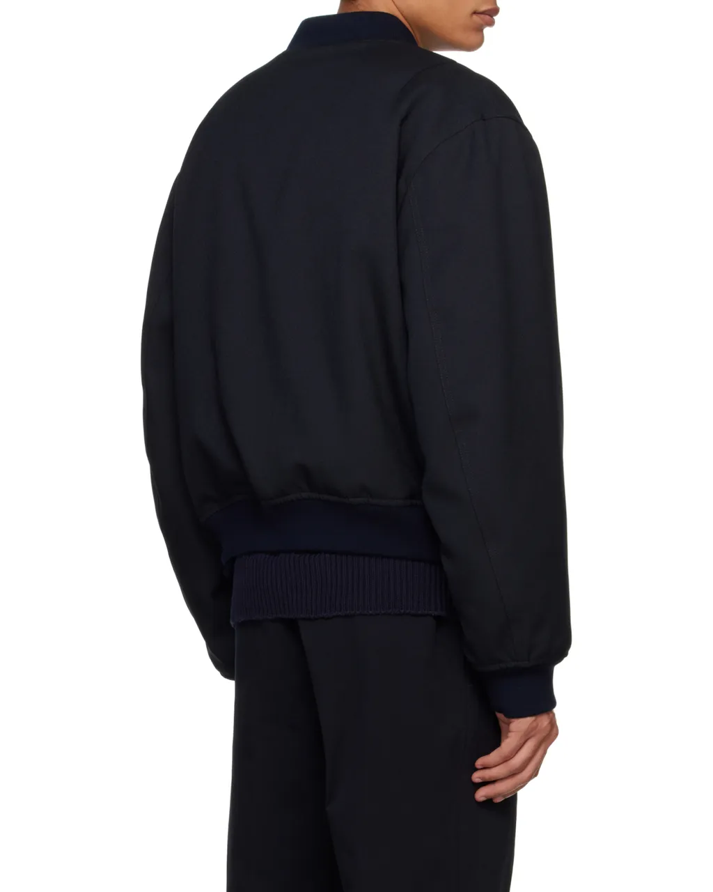 Patch-Pocket Bomber Jacket