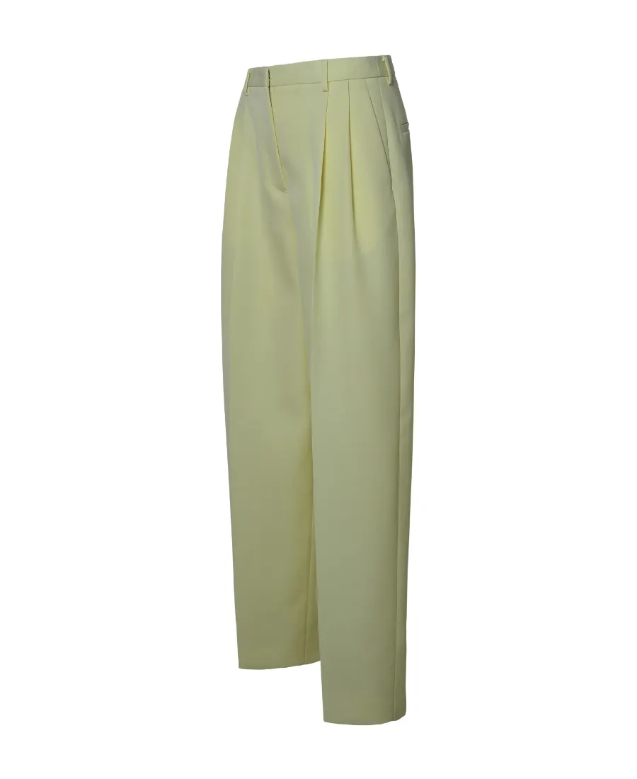 High-Waisted Belted Trousers