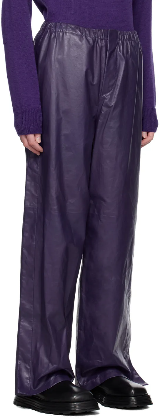 Loose-Fit Slit Trousers