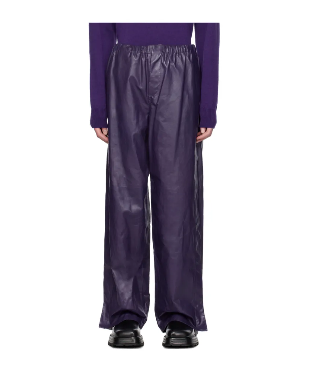 Loose-Fit Slit Trousers