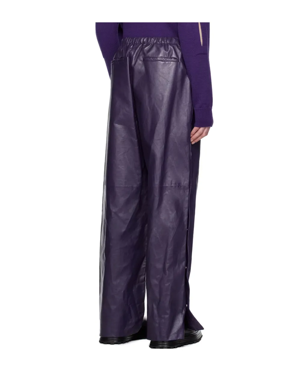 Loose-Fit Slit Trousers