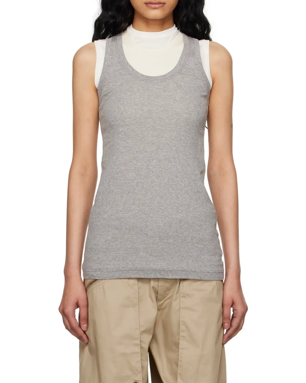 Layered Crewneck Tank Top