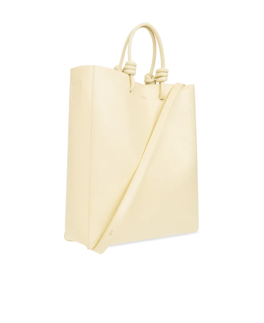 Logo Embossed Knot Detailed Tote Bag