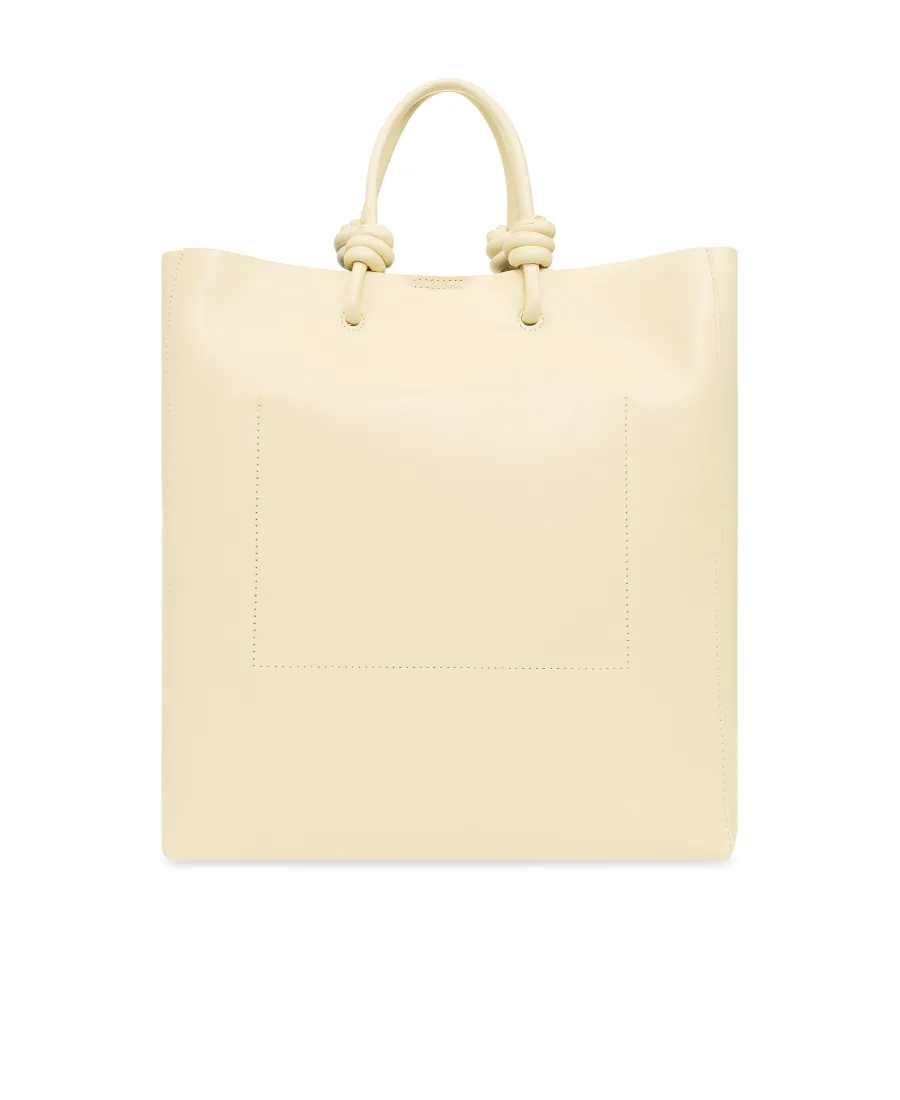 Logo Embossed Knot Detailed Tote Bag