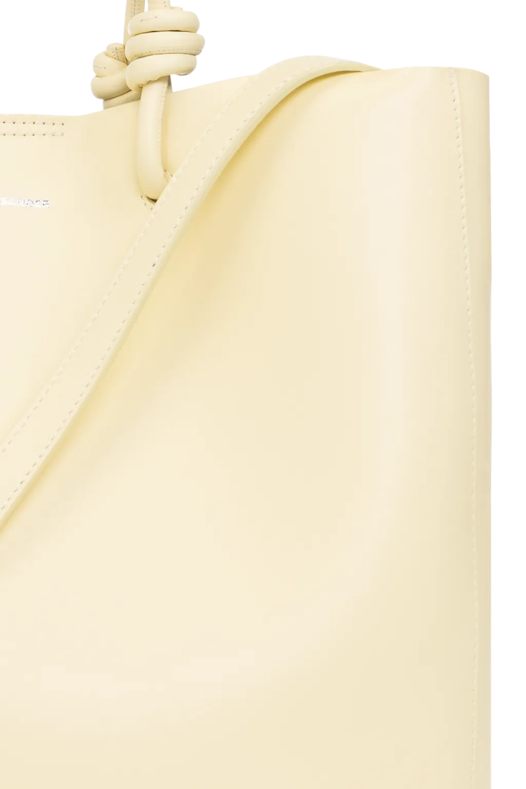 Logo Embossed Knot Detailed Tote Bag