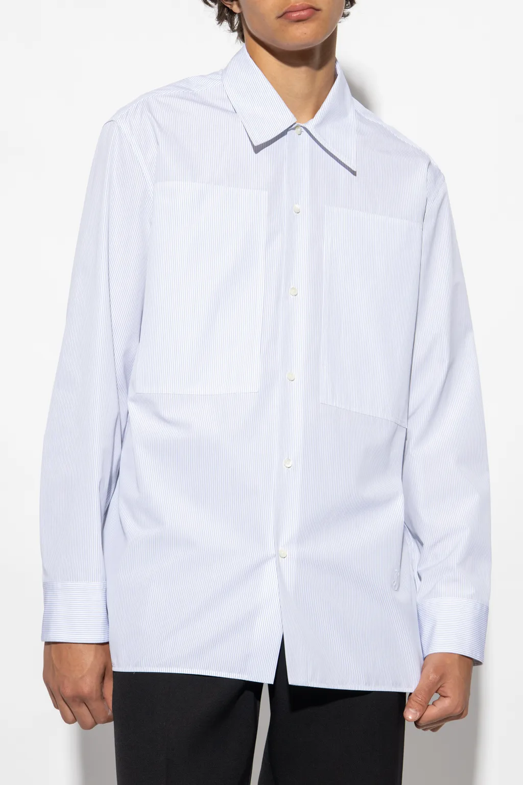 Striped Long-Sleeved Shirt