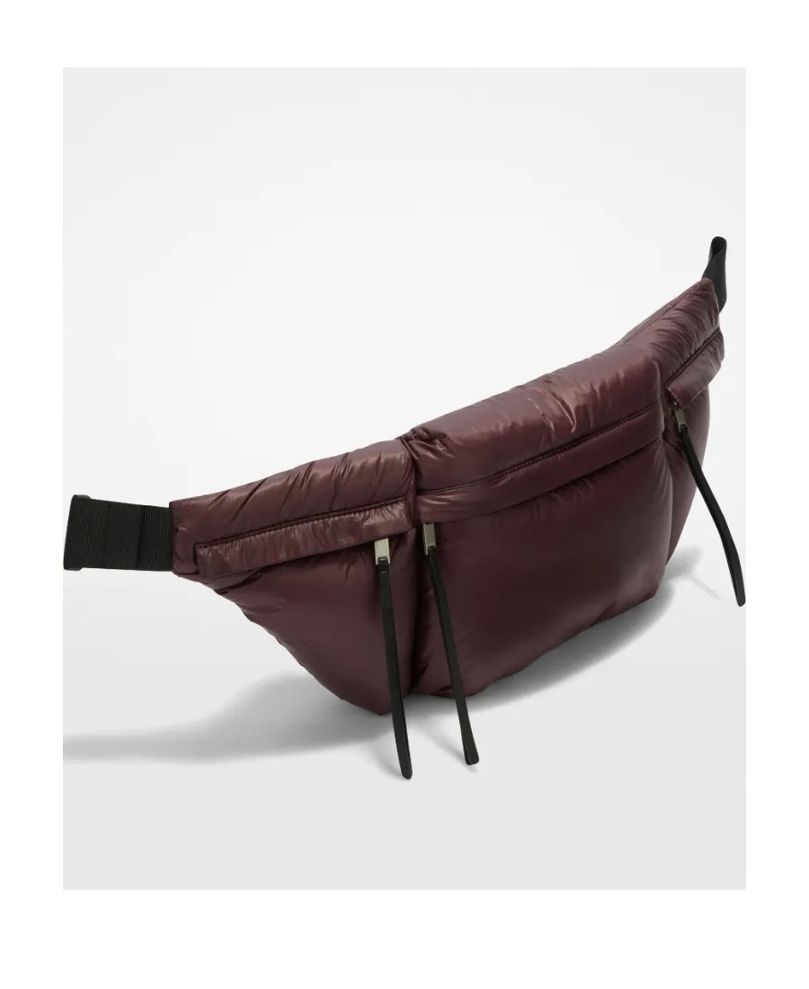 Logo Printed Padded Belt Bag