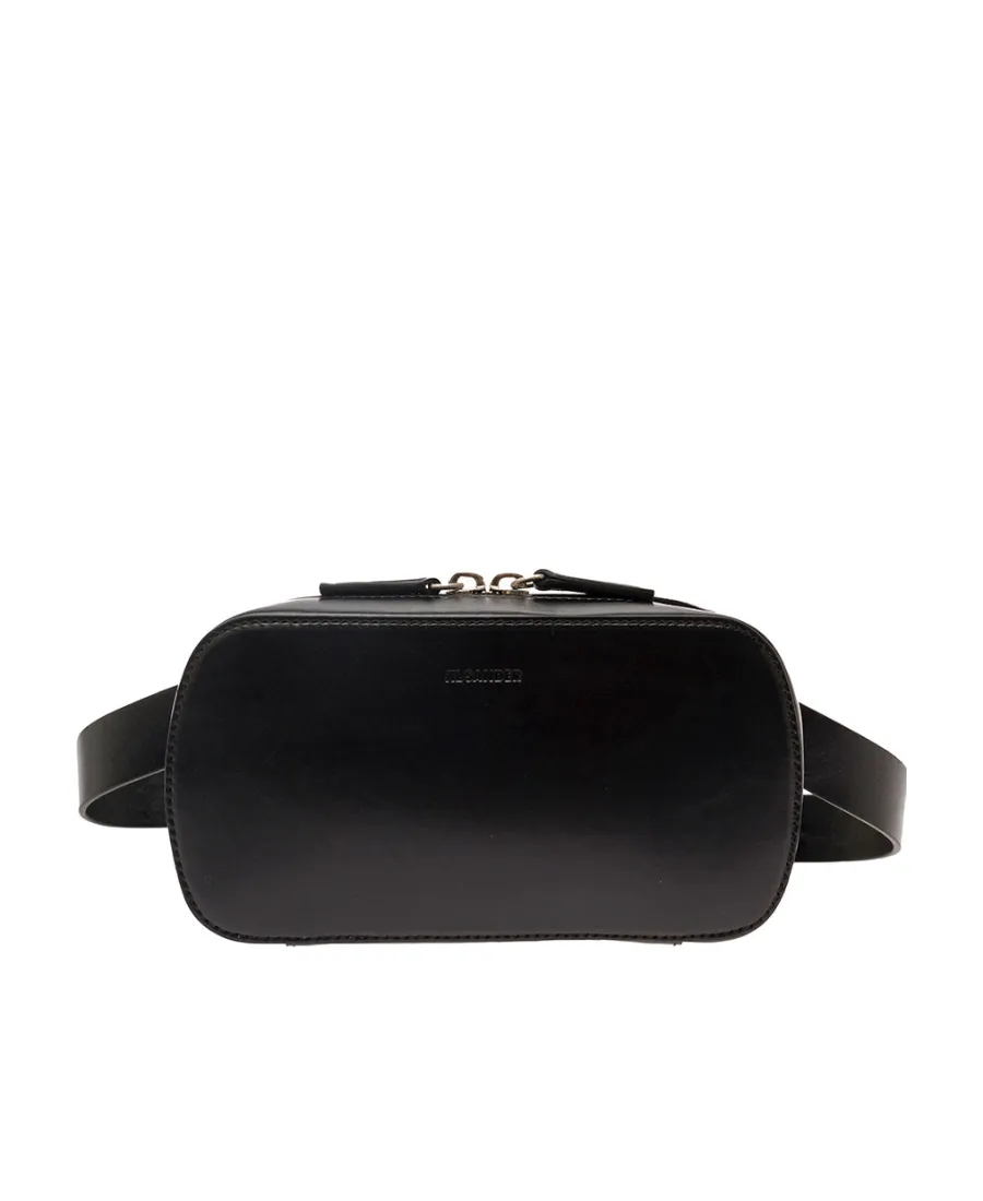 Logo Debossed Double-Zip Belt Bag