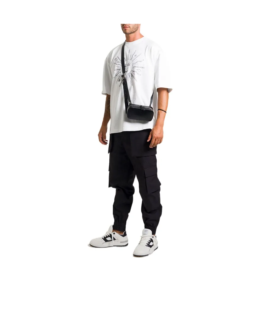 Logo Debossed Double-Zip Belt Bag