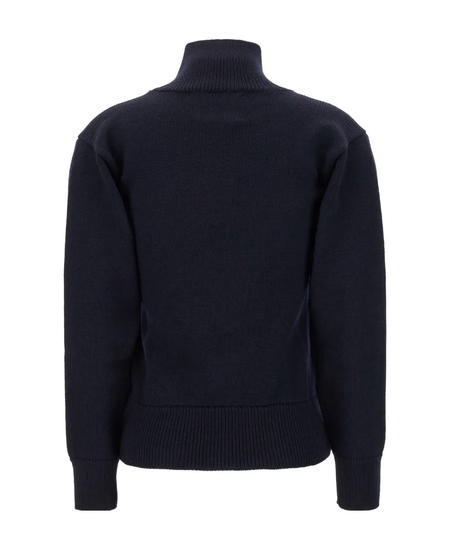 High-Neck Knitted Jumper