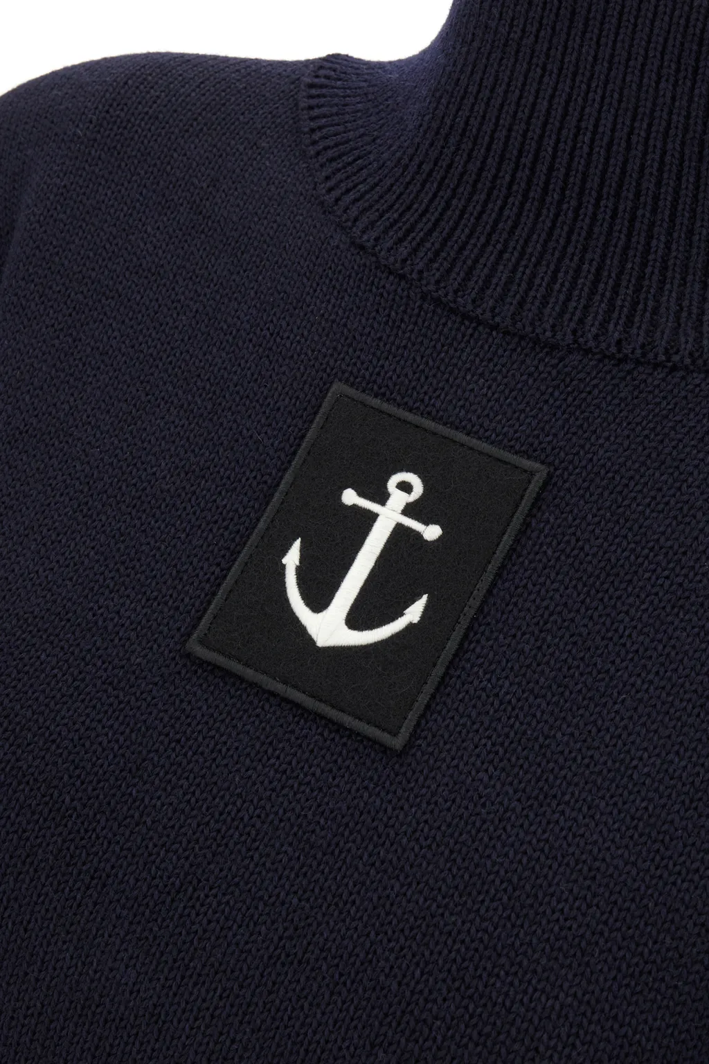 High-Neck Knitted Jumper