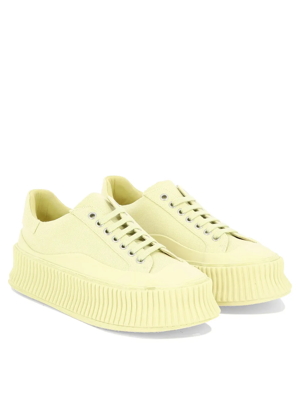 Panelled Round-Toe Sneakers