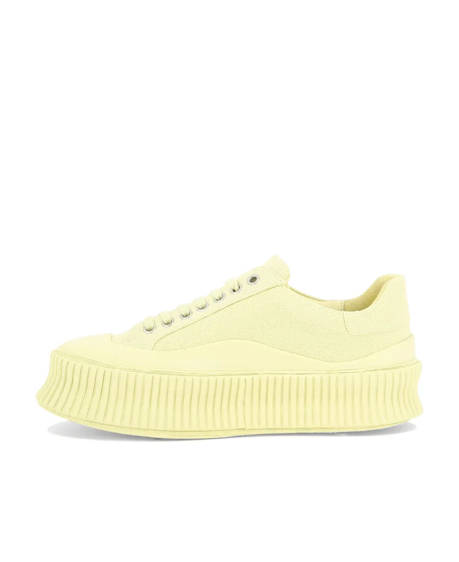 Panelled Round-Toe Sneakers