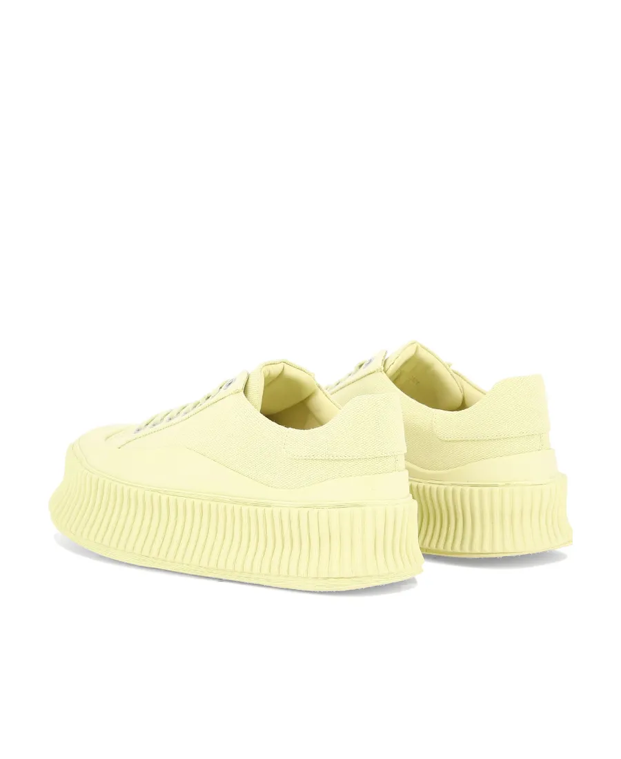 Panelled Round-Toe Sneakers