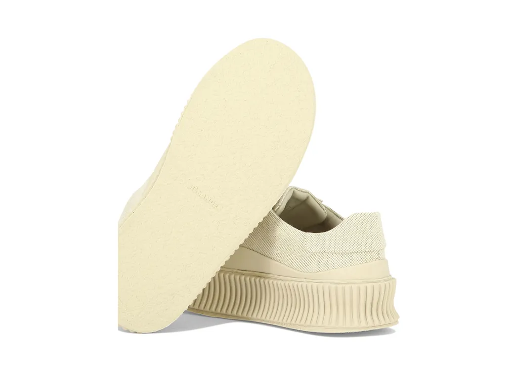 Panelled Round-Toe Sneakers