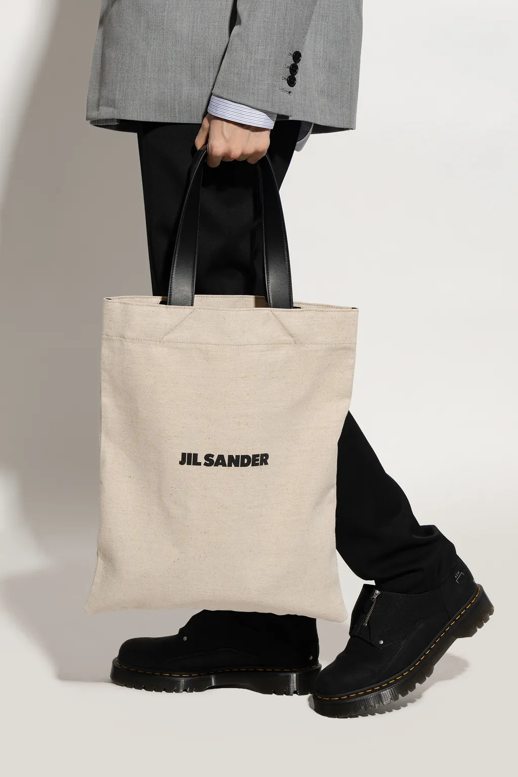 Logo Printed Large Tote Bag