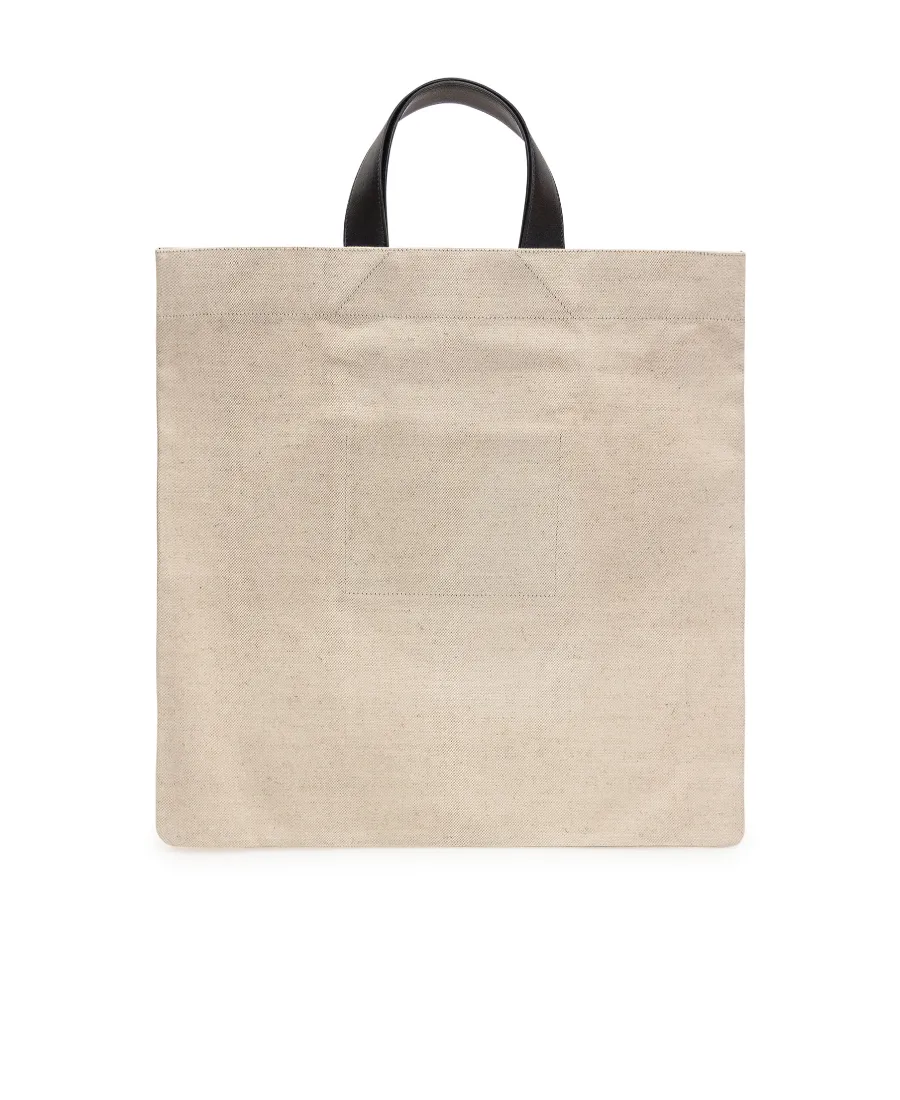 Logo Printed Square Shape Tote Bag