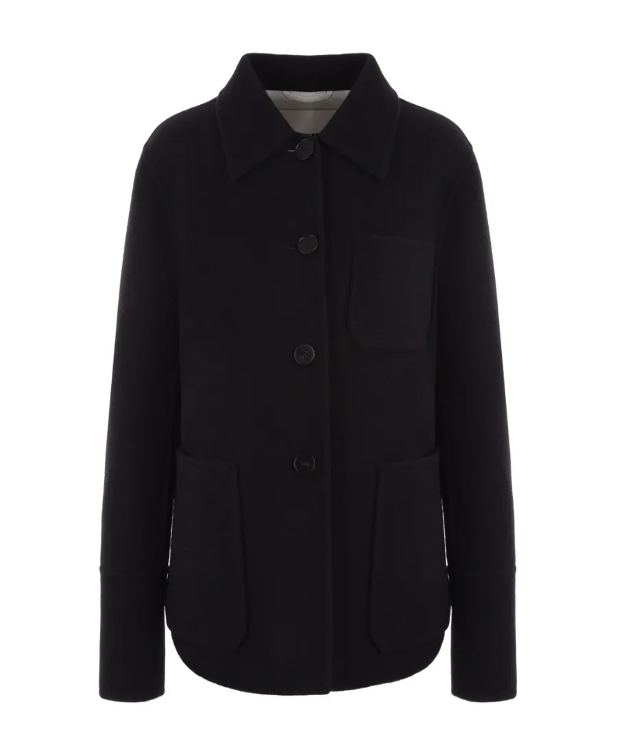 Single-Breasted Buttoned Overshirt