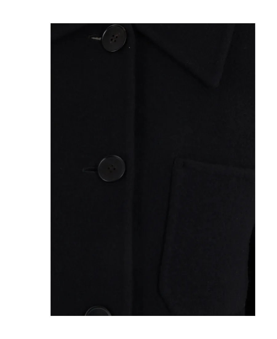 Single-Breasted Buttoned Overshirt