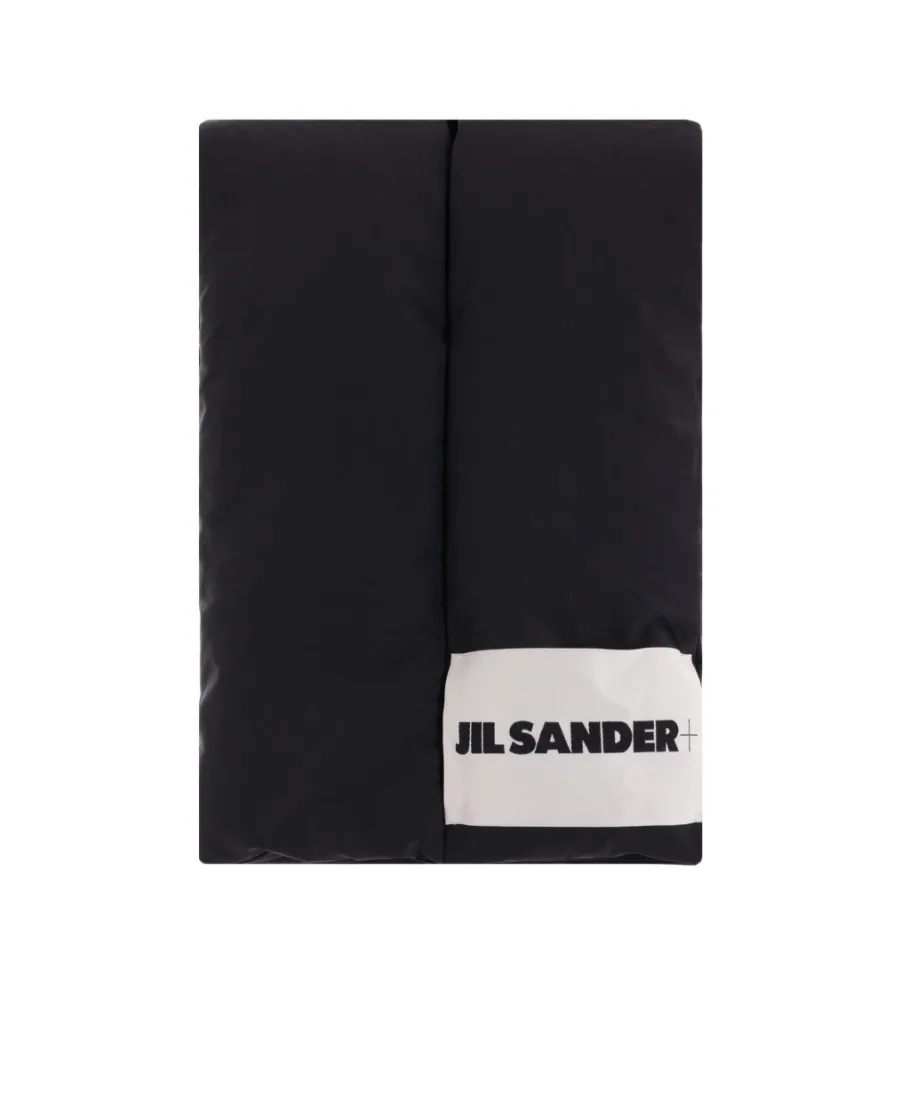 Logo-Patch Padded Scarf