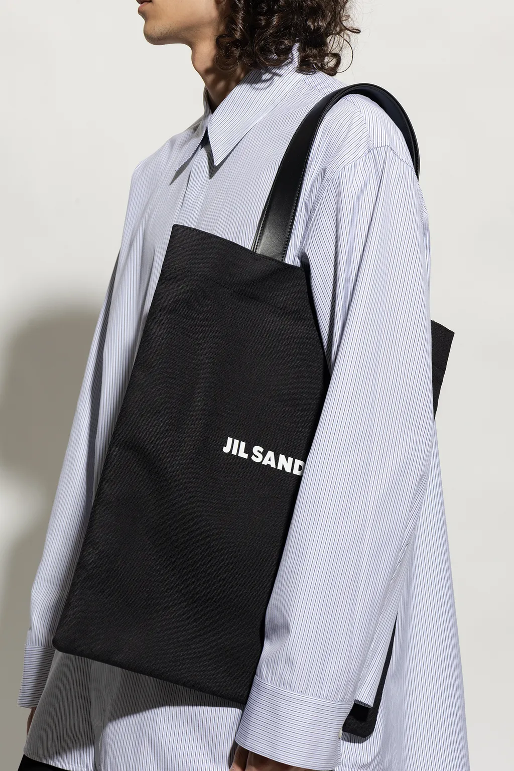Logo Printed Large Tote Bag