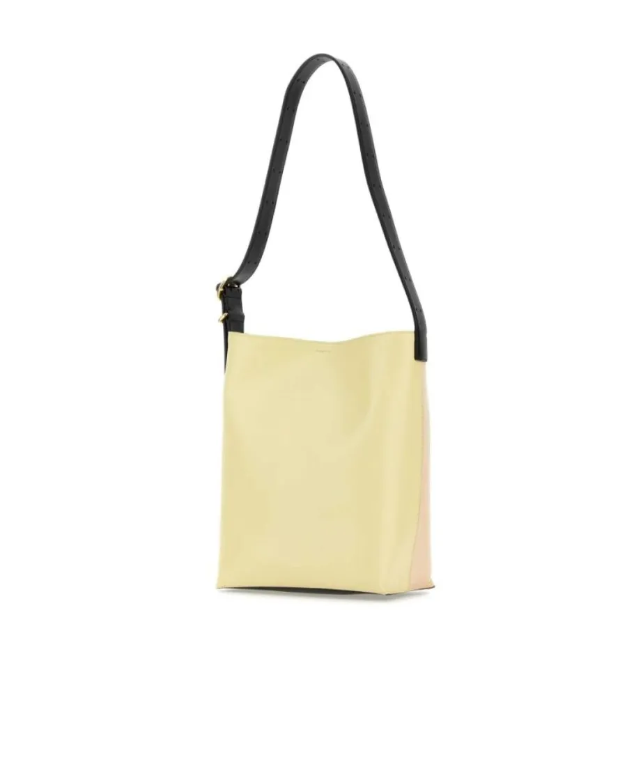Cannolo Color Blocked Top Handle Bag