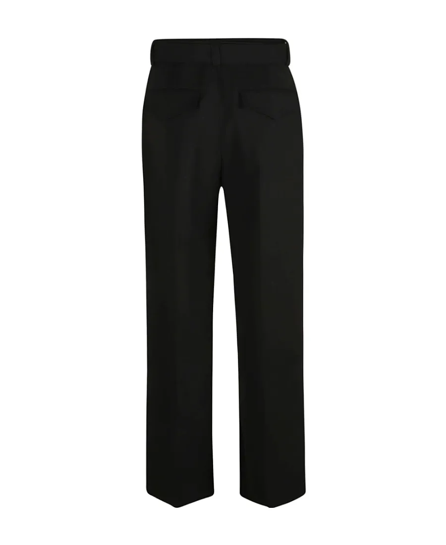 Belted Wide-Leg Trousers