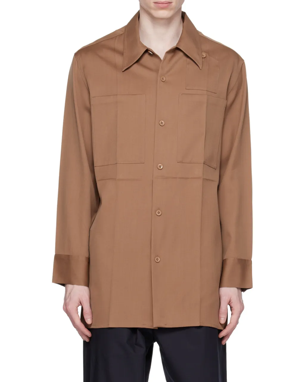 Button Long-Sleeved Shirt