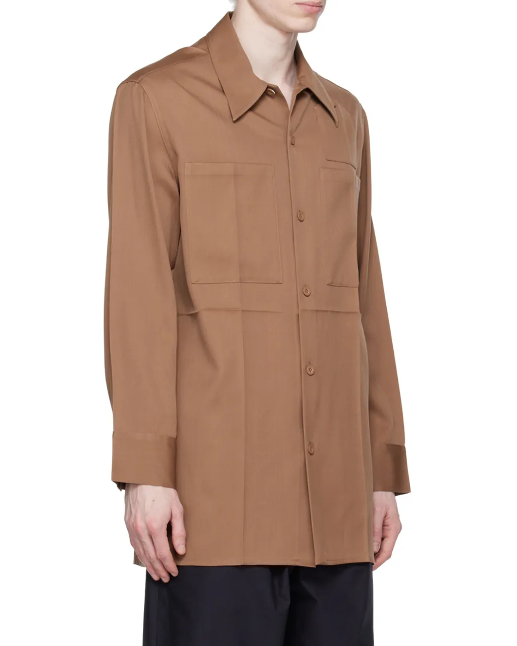 Button Long-Sleeved Shirt