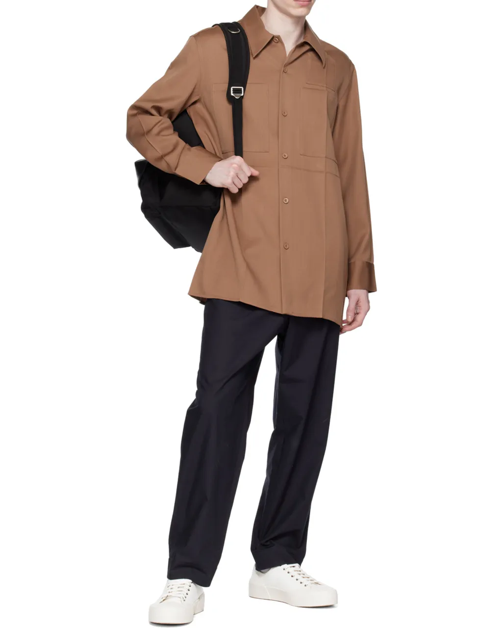 Button Long-Sleeved Shirt