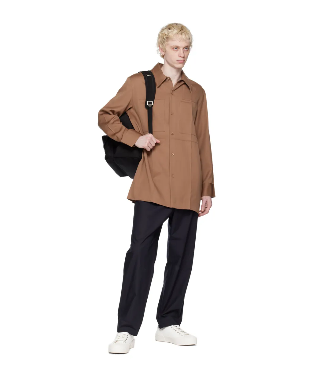 Button Long-Sleeved Shirt
