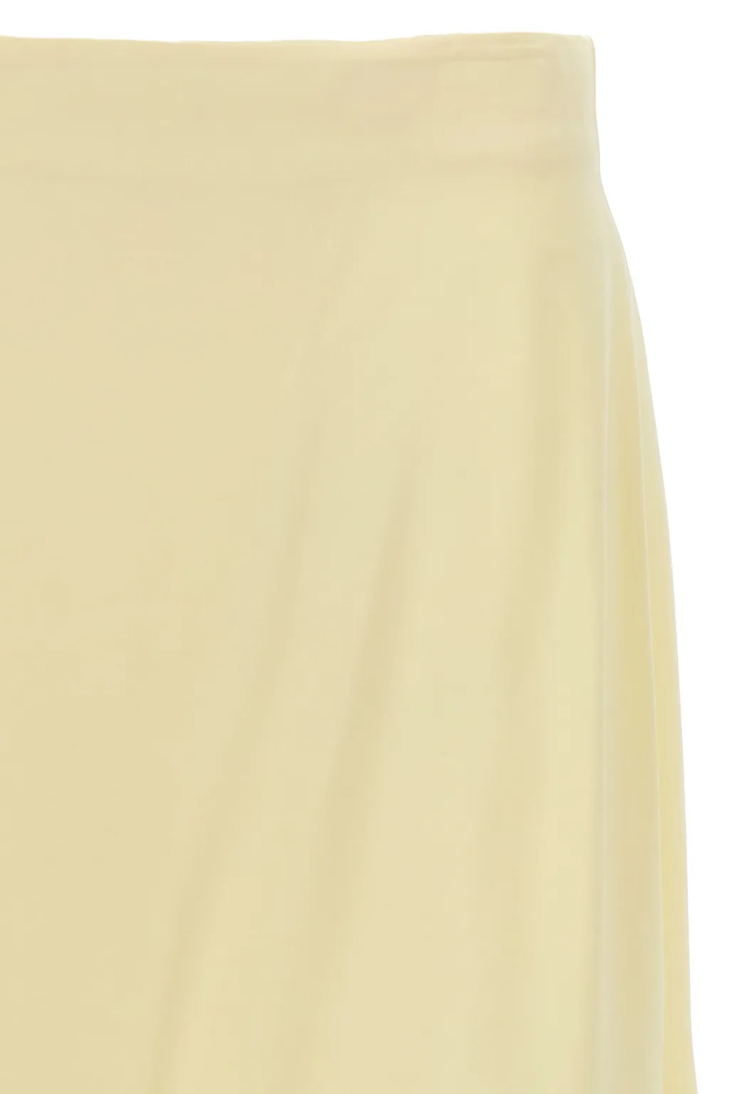 Asymmetric Satin Skirt