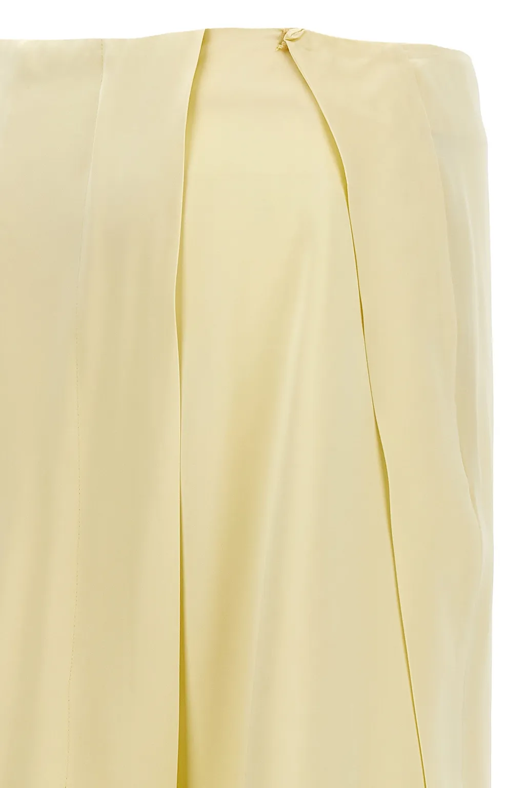 Asymmetric Satin Skirt
