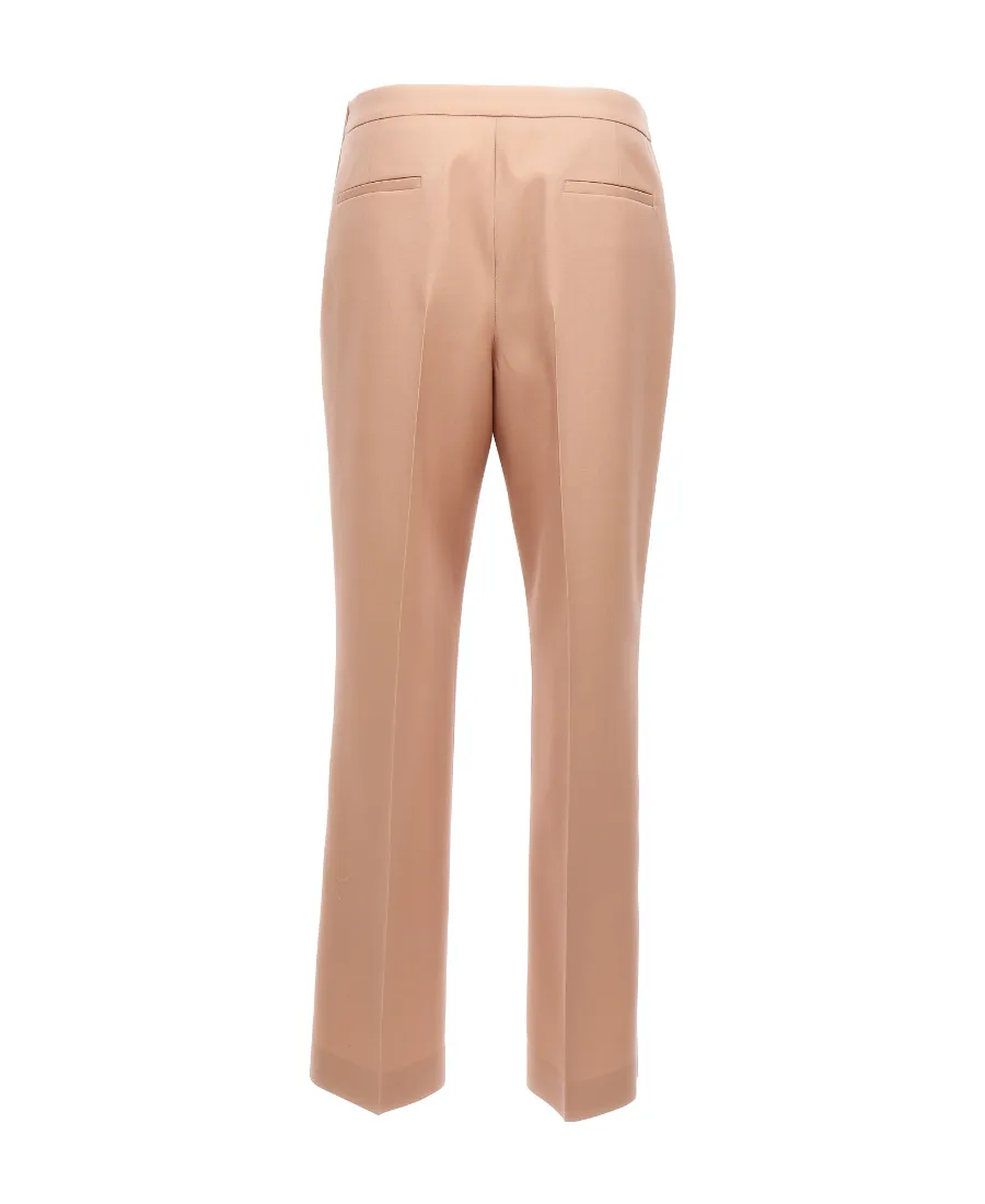 Pleated Straight Leg Pants